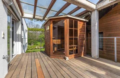 Flattach Apartamento | Ferienhaus Bergpanorama mit Sauna & großem Garten