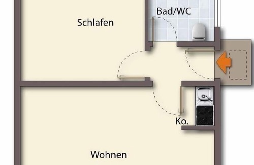 Dipperz Casa | Ferienhaus für 2 Gäste mit 50m² in Dipperz