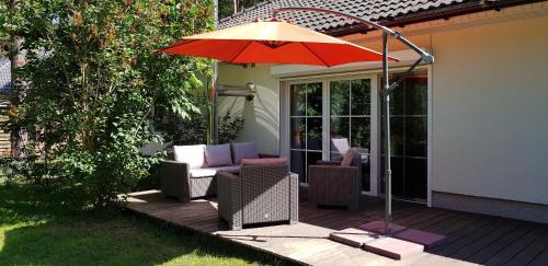 Fichtenwalde Casa | Ferienhaus Fichtenwalde, 160m², 3 SZ, 2 Bäder, bis 6 Personen, Garten, VDSL