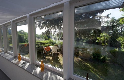 Parey Casa | Ferienhaus mit Wintergarten am See (Angelparadies)