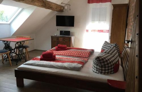 Dipperz Apartamento | Ferienhof Dipperz Ein-Zimmer-Appartement