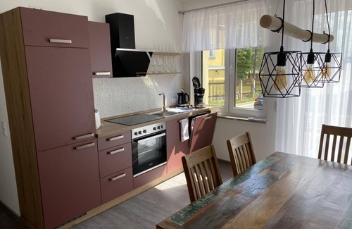Reinhardtsdorf-Schoena Apartamento | Ferienwohnung "zwillingsstiege", 2 Schlafräume - Ferienhaus Barbarine