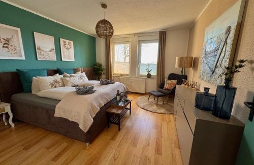 Bitterfeld Apartamento | Ferienwohnung 1 im Beachhouse am Goitzschesee - strandnah, familienfreundlich & komfortabel
