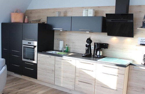 Nordseebad Burhave Apartamento | Ferienwohnung 4, Hoddersdiek 1 - Fewo 4, Dusche, WC, 1 Schlafraum