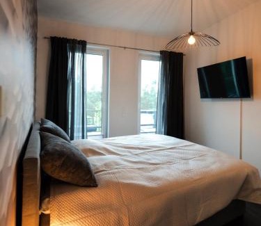 Pouch Apartamento | Ferienwohnung Agora Penthouse am Goitzschesee