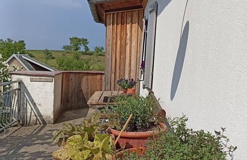 Schoenfeld-Weissig Apartamento | Ferienwohnung Alte Post mit Terrasse, Kamin und Gartenblick