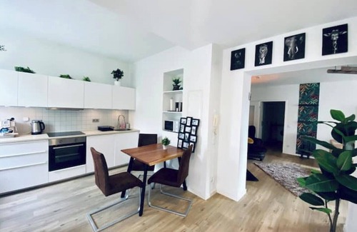 Kolonie Eichenweiler Apartamento | Ferienwohnung am Zoo 2 Zimmer Wlan Kamin