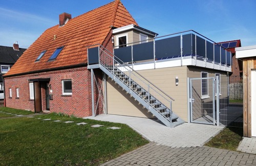 Nordseebad Burhave Apartamento | Ferienwohnung Amunds Koje Plus, Kinder-und Hundefreundl., Nähe Strand u Zentrum