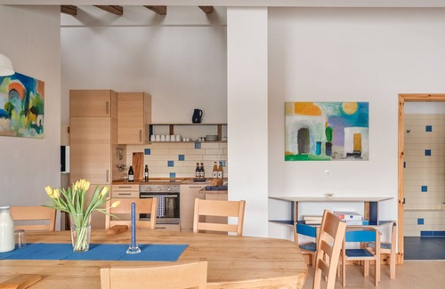 Schwerin Apartamento | Ferienwohnung Blau - Urlaub auf dem Biohof