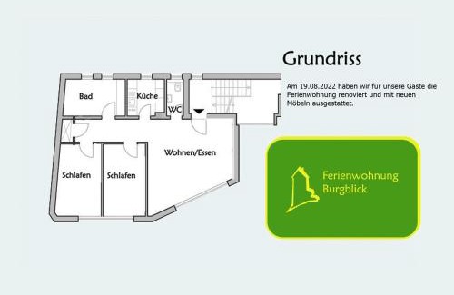 Wiesbaden Apartamento | Ferienwohnung Burgblick
