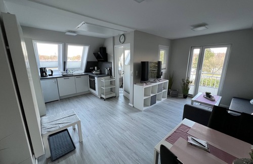 Sehestedt Apartamento | Ferienwohnung Haus Ankerplatz am Nord - Ostsee - Kanal