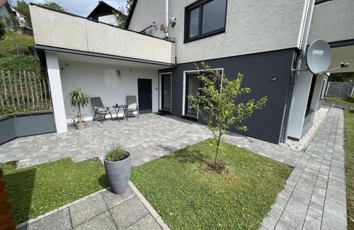 Hausen Apartamento | Ferienwohnung "Im Wiesenrain" - Appartement/fewo, Dusche, WC, Terrasse