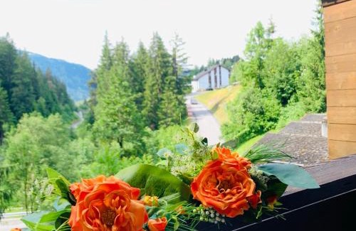 Laax Apartamento | Ferienwohnung Laax mit Traumblick, großem Balkon und Terrasse