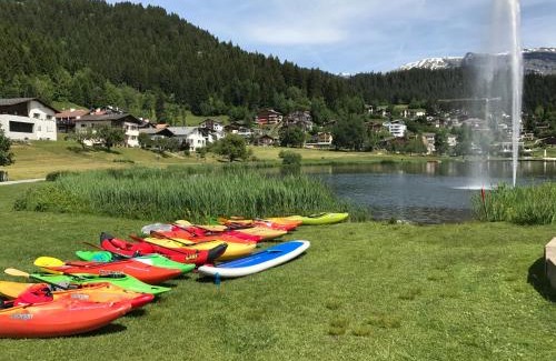 Laax Apartamento | Ferienwohnung Laax mit Traumblick, großem Balkon und Terrasse