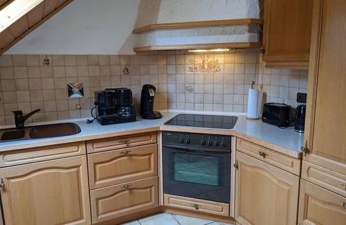 Eschbach Apartamento | Ferienwohnung Madenburgblick - Appartement/fewo, Dusche, 1 Schlafraum