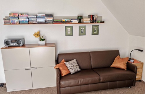Pinnow Apartamento | Ferienwohnung mit Balkon
