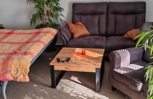Pinnow Apartamento | Ferienwohnung mit Balkon
