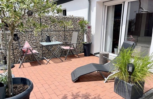 Lichtenfels Apartamento | Ferienwohnung mit Ebenerdiger Südterrasse