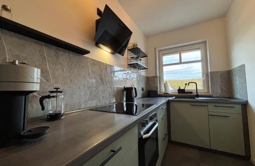 Oberhof Apartamento | Ferienwohnung Naturkraft mit Tiefgaragenstellplatz und Balkon
