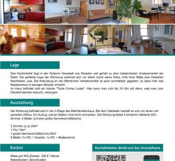 Leipziger Vorstadt Apartamento | Ferienwohnung Residenz bis 6 Gäste , Ferienwohnung Dresden bis 4 Gäste, Ferienwohnung Elbflorenz bis 2 Gäste