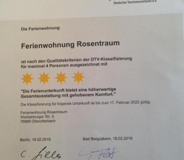 Oberotterbach Apartamento | Ferienwohnung Rosentraum