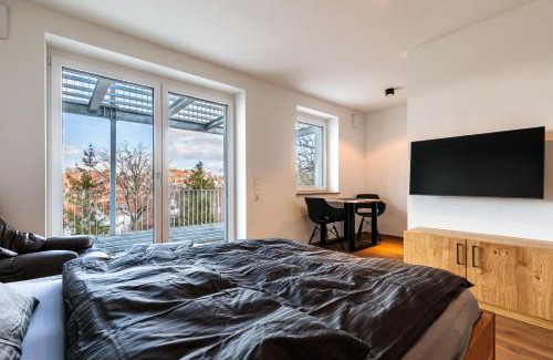 Pfullendorf Apartamento | Ferienwohnung Stadtblick 8