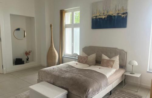 Biesnitz Apartamento | Ferienwohnung Villa Bismarck mit Sauna und Whirlpool