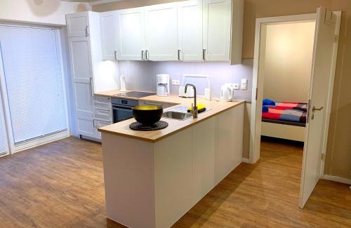 Itzehoe Apartamento | Ferienwohnungen Arp "Beach House" mit Terrasse und Parkplatz