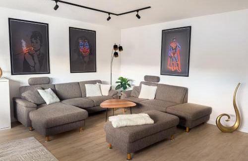 Emden Apartamento | Feuerschiff-Panorama - Neue moderne Wohnung in der Innenstadt mit Blick übers Wasser