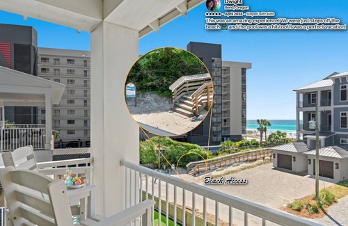 Miramar Beach Villa | Few steps across from beach, Gulf views, Saltwater pool