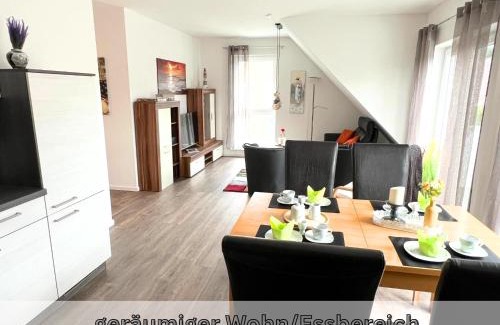 Papenburg Apartamento | FeWo "Aurora" große Dachterrasse Neubau 74qm EBK 2 SZ Free WiFi