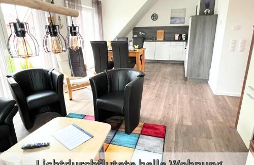Papenburg Apartamento | FeWo "Aurora" große Dachterrasse Neubau 74qm EBK 2 SZ Free WiFi