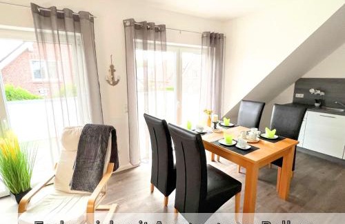 Papenburg Apartamento | FeWo "Aurora" große Dachterrasse Neubau 74qm EBK 2 SZ Free WiFi