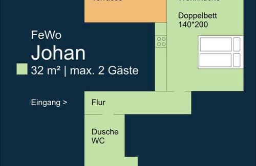 Rhynern Apartamento | FeWo Johan - ideal für 1-2 Personen, eigene Terrasse