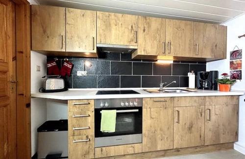 Grossschoenau Apartamento | Fewo Marie Modern & Rustikal mit Sauna