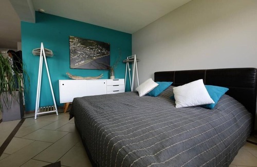 Linz am Rhein Apartamento | Fewo RheinDiseño en Linz en el romántico Rin Medio con una hermosa vista al río