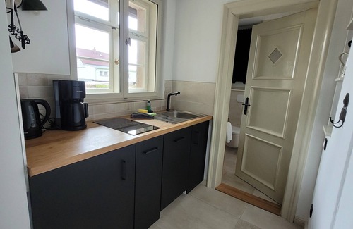 Ostrau Apartamento | Fewo Schwalbennest im Hillehof Ostrau Balkon Ladestation Bergblick