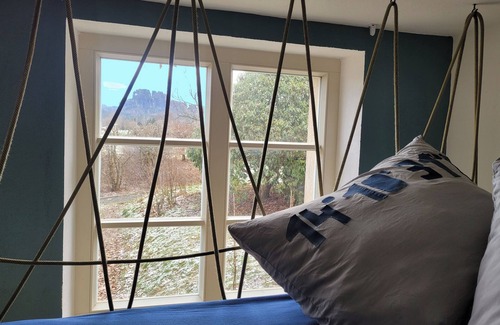 Ostrau Apartamento | Fewo Seilschaft im Hillehof Ostrau Traumhafte Aussicht und Großer Garten