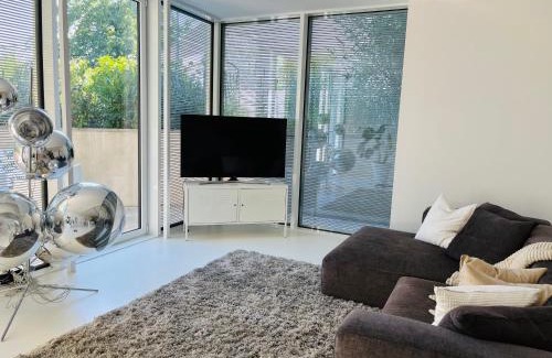 Leonberg Apartamento | FeWo Silberberg im Loftstil mit Terrasse