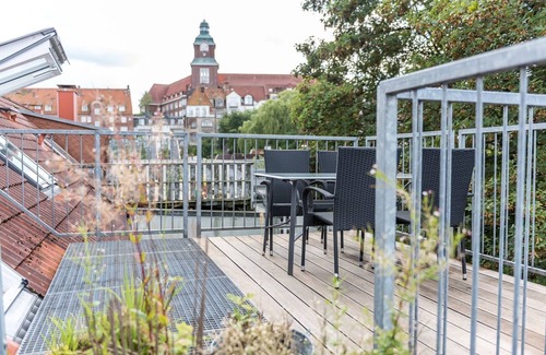 Flensburg Apartamento | fewo1846 - flensBURG / centrally located elegant maisonette apartment on the 4th floor -