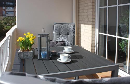 Wassersleben Apartamento | fewo1846 - Strandresidenz Wassersleben KuestenNest - luxuriöses Studioapartment mit Balkon und Meerblick