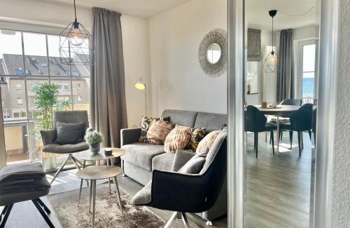 Wassersleben Apartamento | fewo1846 - Strandresidenz Wassersleben KuestenNest - luxuriöses Studioapartment mit Balkon und Meerblick