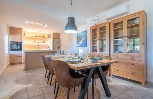 Felanitx Villa | Finca 'Cas Forner' con vistas a la montaña, piscina privada y Wi-Fi