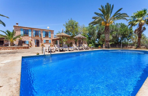 Santanyi Villa | Finca Es Turo hermosa casa vacacional en el campo con piscina y vistas panorámicas en Santanyí