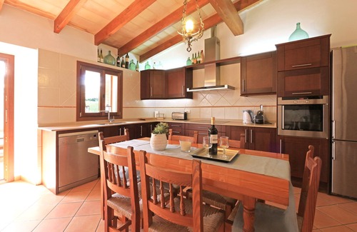 Inca Chalet De Esquí | Finca Marti Ferrer: piscina privada, jardín, barbacoa, WiFi, aire acondicionado