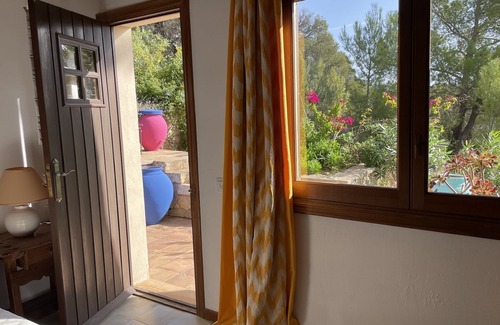 Port d'Andraitx Casa | Finca con magníficas románticas vistas al puerto y al mar y piscina en Puerto Andratx