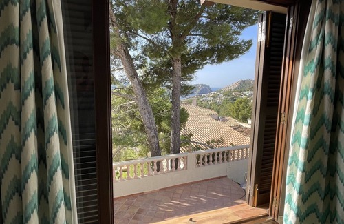 Port d'Andraitx Casa | Finca con magníficas románticas vistas al puerto y al mar y piscina en Puerto Andratx