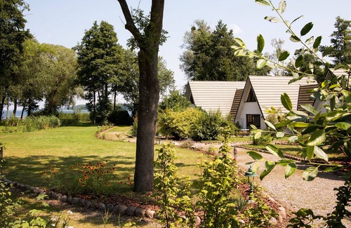Zippendorf Apartamento | Finnhütte Lago Schwerin - Casa 4 - Una casa en el lago - cabañas en el lago de Schwerin