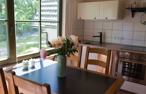 Zippendorf Apartamento | Finnhütte Lago Schwerin - Casa 5 - Una casa en el lago - cabañas en el lago de Schwerin