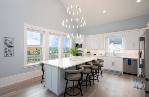 Port Bolivar Casa | Fins & Feathers! Ocean view and just so pretty!